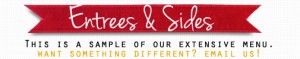 best catering entrees